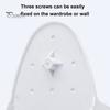 Wall Mount Electric Iron Hanger with Dual Hooks Heavy Duty Universal Laundry Room Multi-functional Iron Ironing Board Holder Organizer Storage Rack