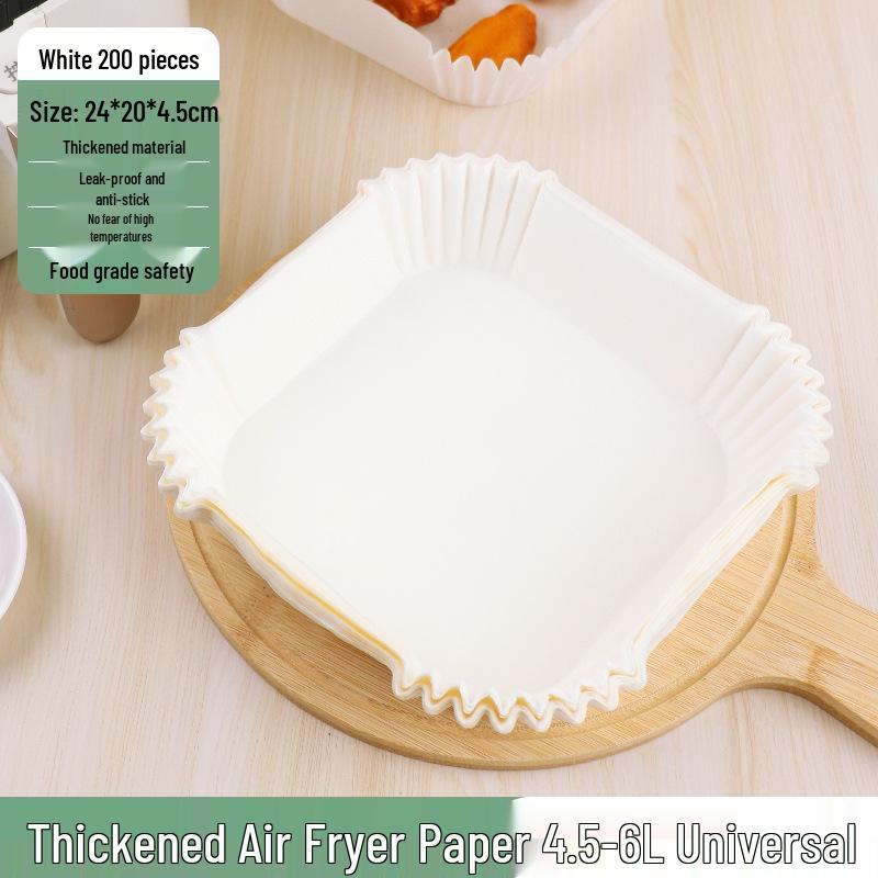 Air Fryer Non-Stick Oil-Absorbing Baking Paper Cups, 40g Silicone, Food-Grade, Round, 40-Pack