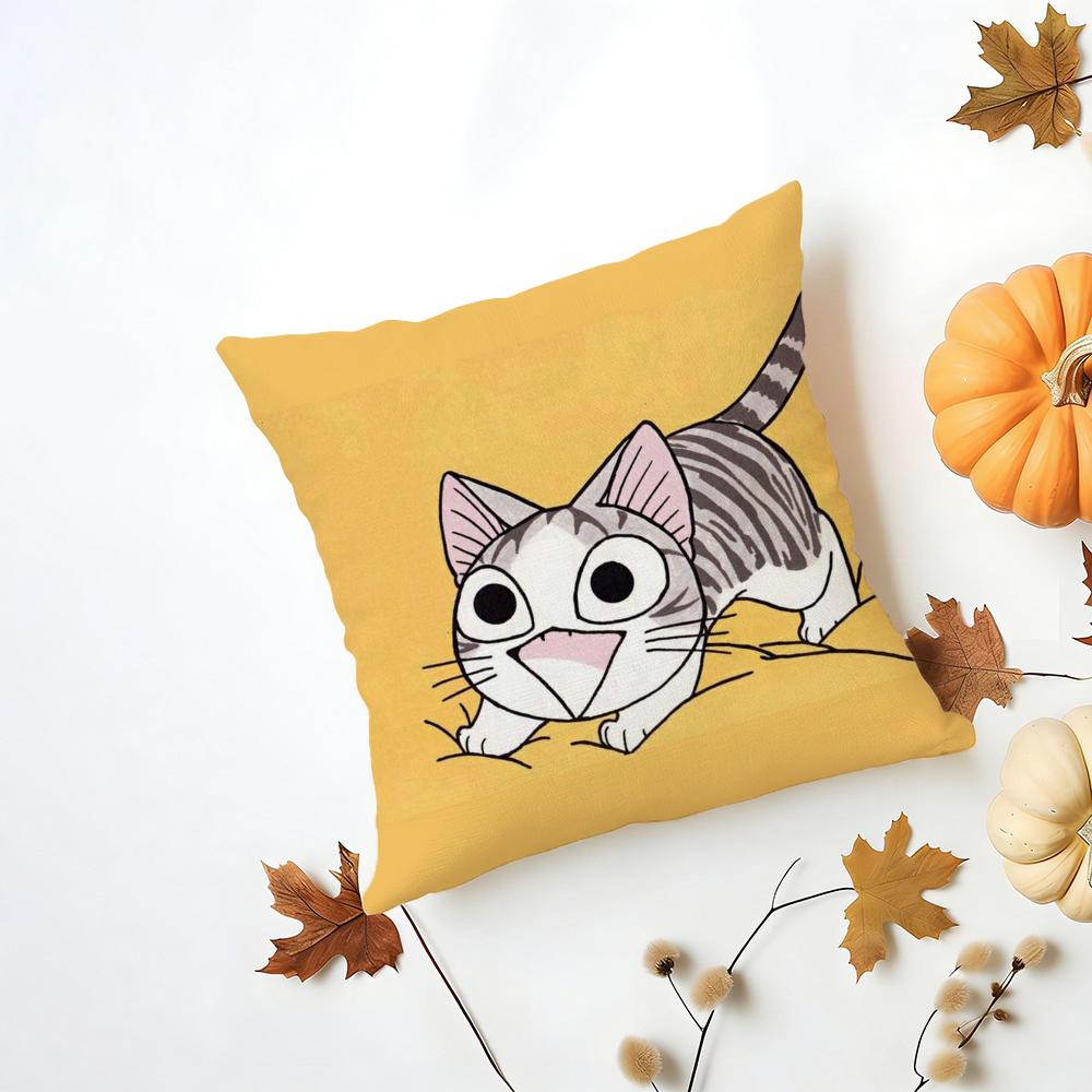 CChis Sweet Home Cushion Cover Iceland Washable Linen Soft for Daily Sofa Bed Home Room Decor