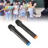 2pcs Wireless Microphone USB Dynamic Cordless Microphone Portable Handheld Microphone for Karaoke Si