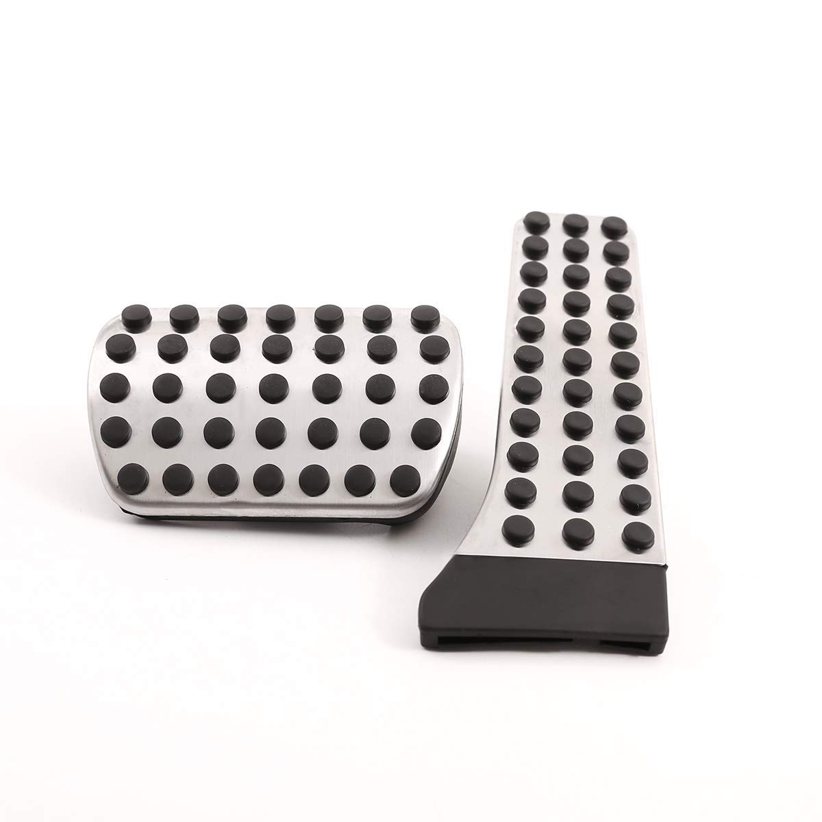

CHEYA Stainless Steel Throttle Pedal Covers for C CLS GLK SLK Brake and Easy Custom W213 Mercedes-Benz E-Class 2016-2019, Accelerator,