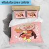 Superhero Parade 3pcs Bedding,Including 1pc Duvet Cover And 2pcs Pillowcases Perfect for Christmas,Ideal for Bedroom, Dormitory