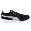 Puma Carson Runner Comfortable Shock Absorption Durable Lightweight Low Top Casual Shoes Men Sneaker Black Silver 357482-03