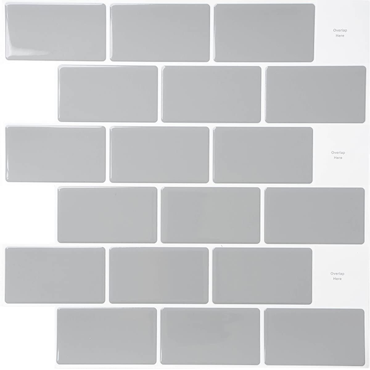 

Mosaic Tile be Used with Masking Heat Resistant Remodeling Subway Large Size x x 4 Dream StickerTile Stickers, Stickers, Rental-Friendly (Can Tape),