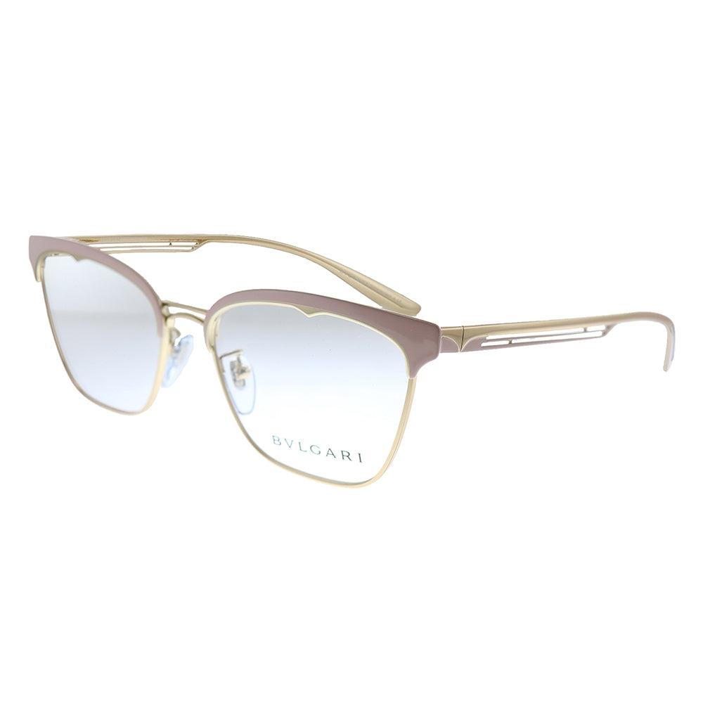

Bv 2218 2057 54mm Womens Cat Eye Eyeglasses 54mm Pink Gold One Size