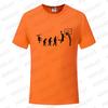 Fashion T-Shirts Male Tshirts Men Summer Tee Shirt Women Basketball Evolution Top Tees Casual Fashion Boy Brand Tee Clothing