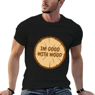 Wood Working Love T-Shirt Anime T Shirts Oversize Cotton T Shirt Man T Shirts with Prints T-shi