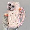 Pink Cherry Autumn Is Suitable for Oppo Xiaomi 14/15 Redmi K80vivos30 All-inclusive Anti-drop Mobile Phone Case.