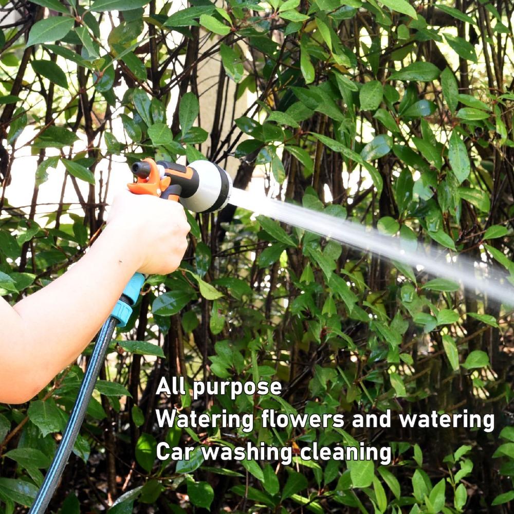 ABS,Rubber Hose Nozzle Sprayer 10  Modes Garden Sprayer Durable Water Hose Sprayer  Patio Rinsing
