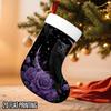 Christmas Decoration Fireplace Hanging Stocking 1pc Midnight Owl Christmas Stocking - Soft Fabric Hanging Orna