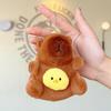 Capybara Plush Toy Keychain – Cute Stuffed Animal Backpack Clip