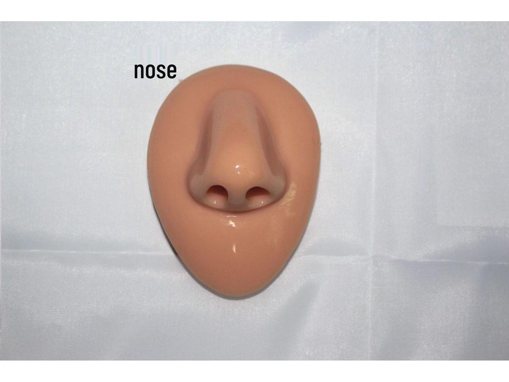 Silicone Ear, Nose, Tongue, Navel, Eye, and Mouth Model of Human Senses