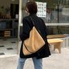 Korean Retro Plush Bucket Bag: 2023 Winter Collection, Large Capacity, Single Shoulder & Hand-Held Women's Bag