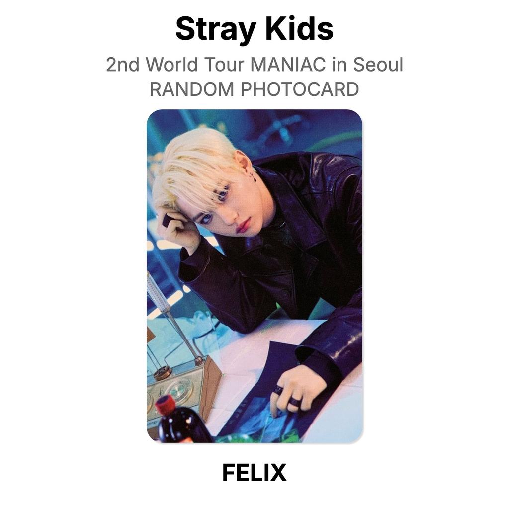 Stray Kids 2nd World Tour MANIAC In Seoul RANDOM PHOTOCARD Official Photocard
