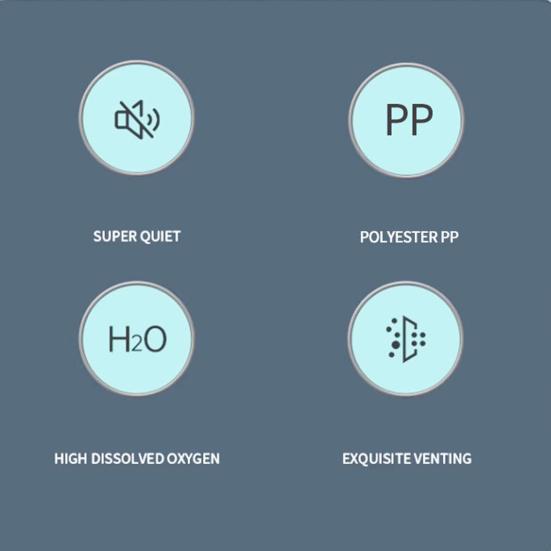 Bubble Disk Air Refiner Enhance Oxygen Levels Quiet Compact Design Low Vibration Fish Tank Aerator for Fish Tank Aquarium Hydroponic