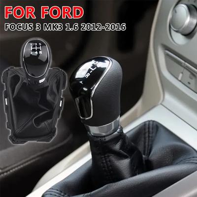 Schaltknauf Schalthebel Schalthebel Manschette Stiefel Handbremse Parkbremse Stiefel Abdeckung Hülle Für Ford focus 3 MK3 1.6 2012 2013 2014 2015 2016
