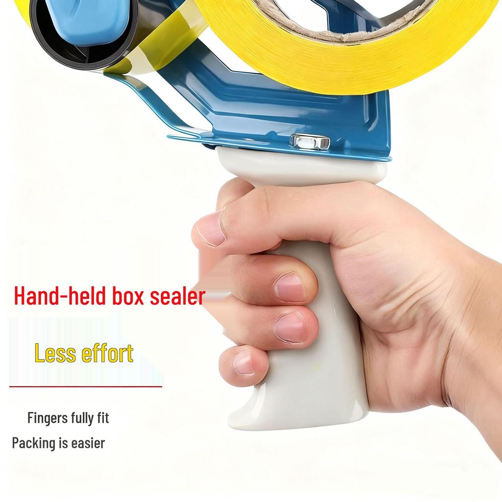 Handheld 5cm Strapping Machine: Labor-Saving Box Sealer & Transparent Tape Cutter