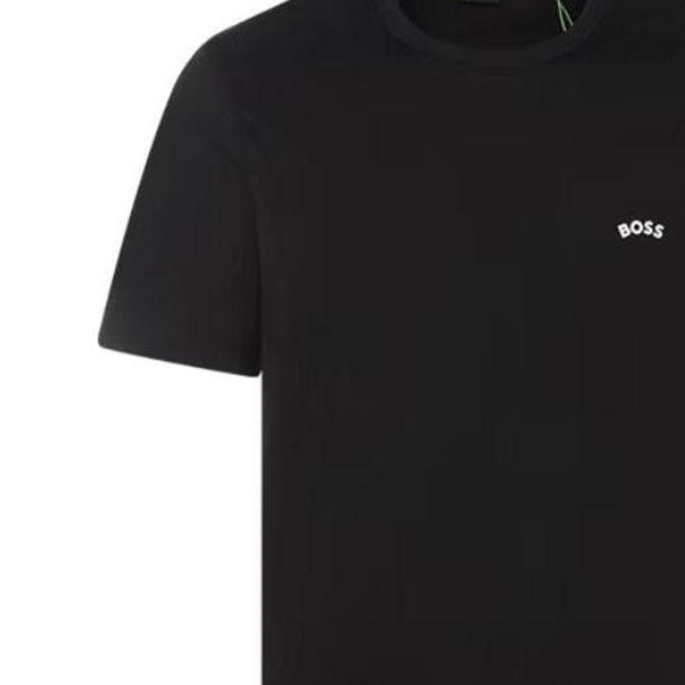 HUGO BOSS T Shirts Men's Black Crew Neck Moderate Straight Fit 50469062-002