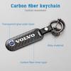 Auto Schlüsselanhänger Carbonfaser Auto Logo Schlüsselanhänger für Volvo XC90 V90 V60 XC60 V40 S80 S60 S90 C40 XC40 V70 XC70 C30 C70