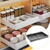 Cabinet Organizer Pull Out Storage Rack Expandable Shelf Carbon Steel Deep Suitable for