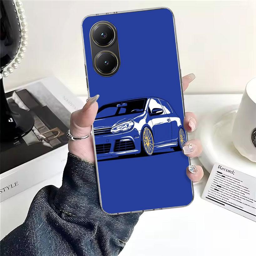 Cool MK4 MK5 Golf Car Soft Phone Case For Xiaomi Redmi 15C 15 13C 13 Poco X5 X6 X7 F7 Ultra M7 12C 12 10 10C 9C 9A 9T 9 Fundas P