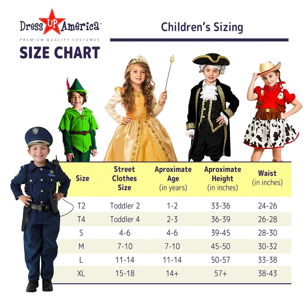 years Dress Up America 874P Doctor Pretend Play Outfit (Small 4-6 (71-76cm waist, 99-115cm height)) - Children/Toddler/Kids Scrub's (Small)