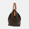 [Pre-Owned] Zipper Closure Logo Print Monogram Coated Canvas With Leather Trim Dumpling Bag - Fair #O71UPN