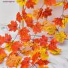 Autumn Maple Leaf Vine Wall Hanging: Halloween & Christmas Decoration