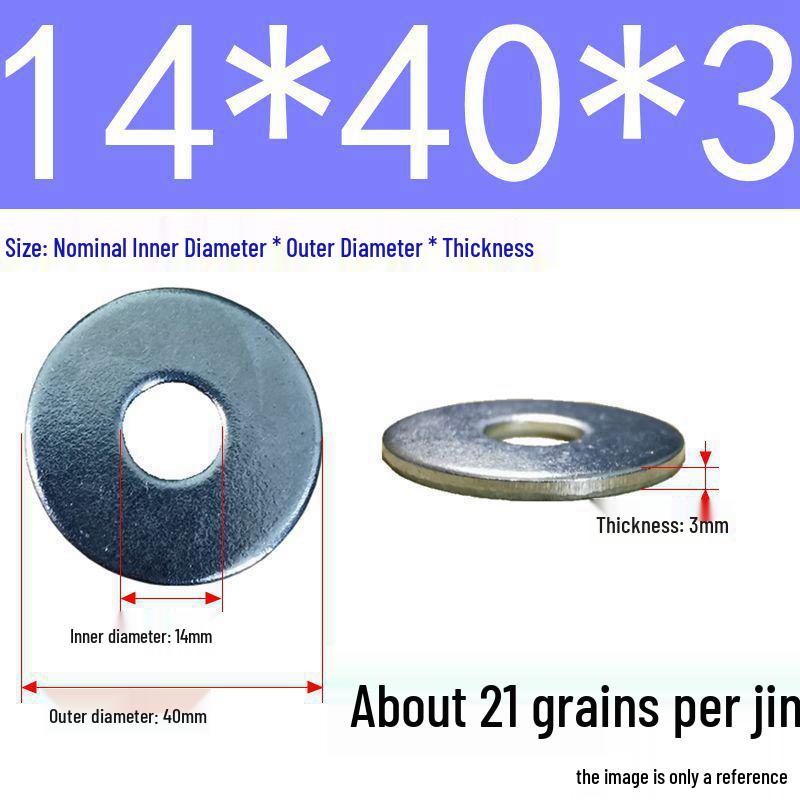 Galvanized Oversized Metal Washers M3-M60