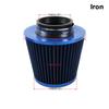 76MM 3" Gekleurd Blauw Roestvrij Staal Gaas Kegel Power Intake Hoge Doorstroming Koudeluchtfilter Luchtinlaatfilter Inductie Kit OFI074