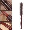 Kleine runde Haarbürste zum Föhnen mit weichen Nylonborsten Mini-Rollen-Stylingbürste für trockenes, lockiges Haar 1,18 Zoll