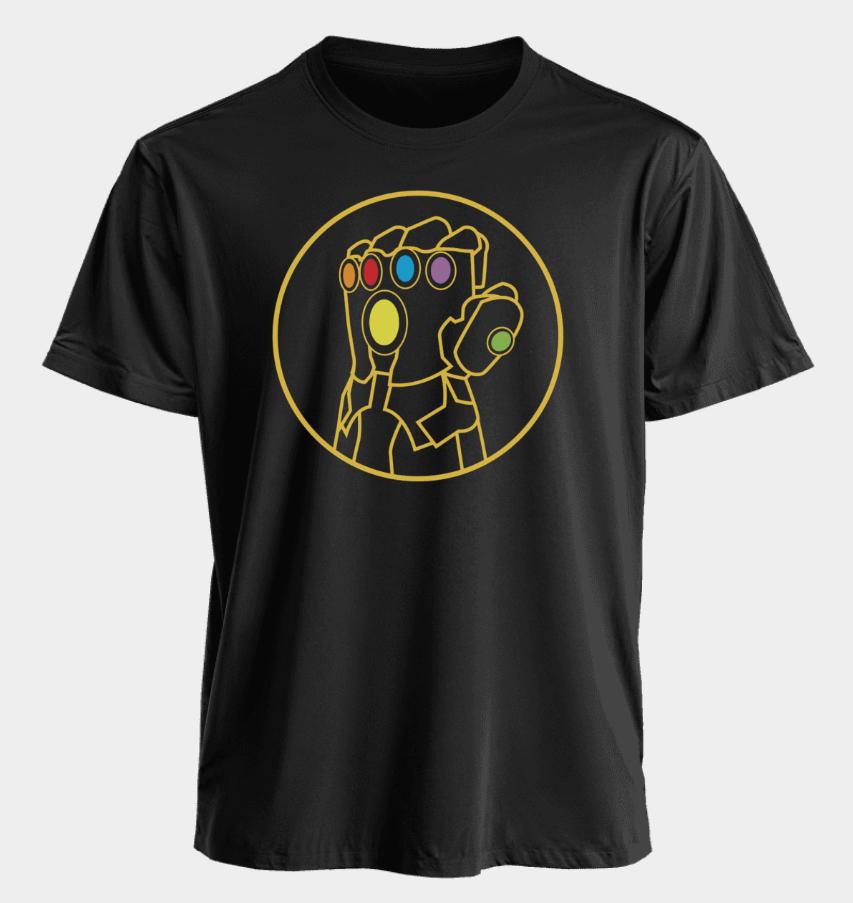 Men's and Women's T-shirts Infinity Gauntlet Summer American Spring and Autumn Niche Casual Oversized Short-sleeved