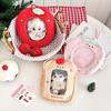 Dustproof Doll Display Bag Transparent Portable Data Cable Storage Bag Cartoon Backpack Pendant Doll Display Box