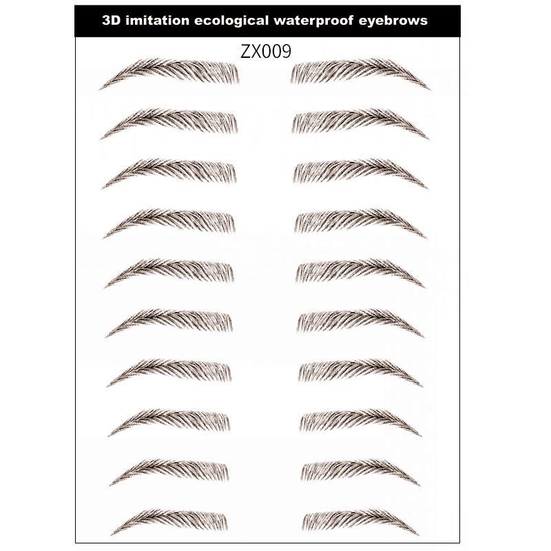 3D Waterproof Eco-Imitation Eyebrow Tattoo Stickers