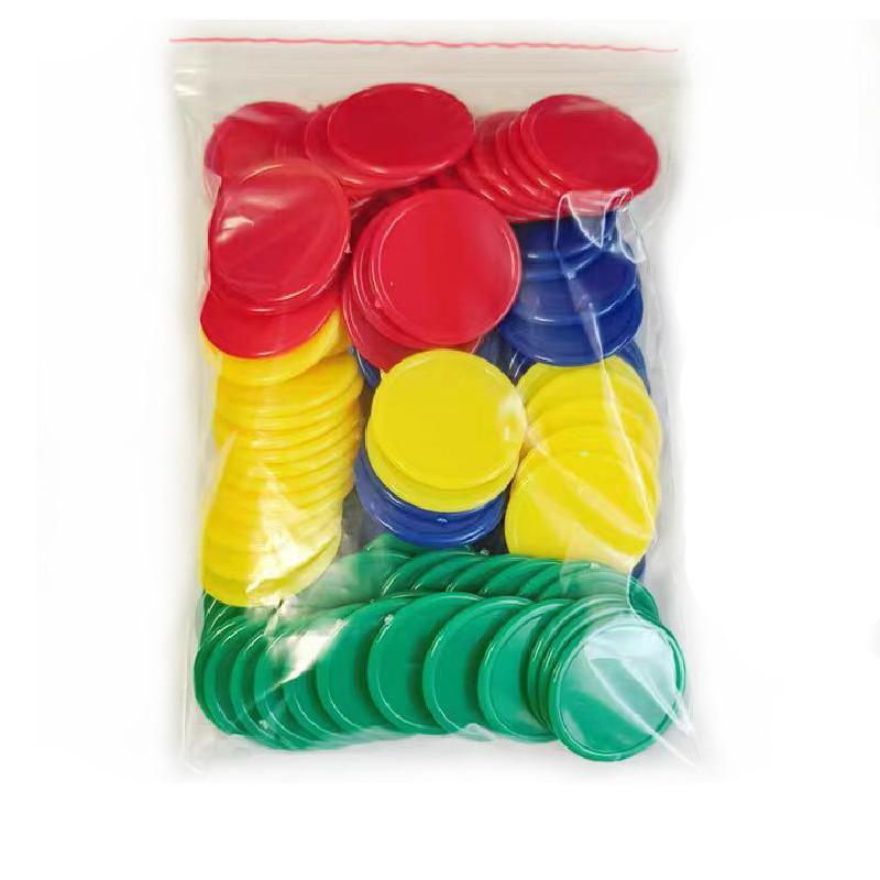 

40 шт. 37 мм фишек для покера, пластиковые счетные диски, счетные карты для математики для взрослых, детей, веселые семейные настольные игры