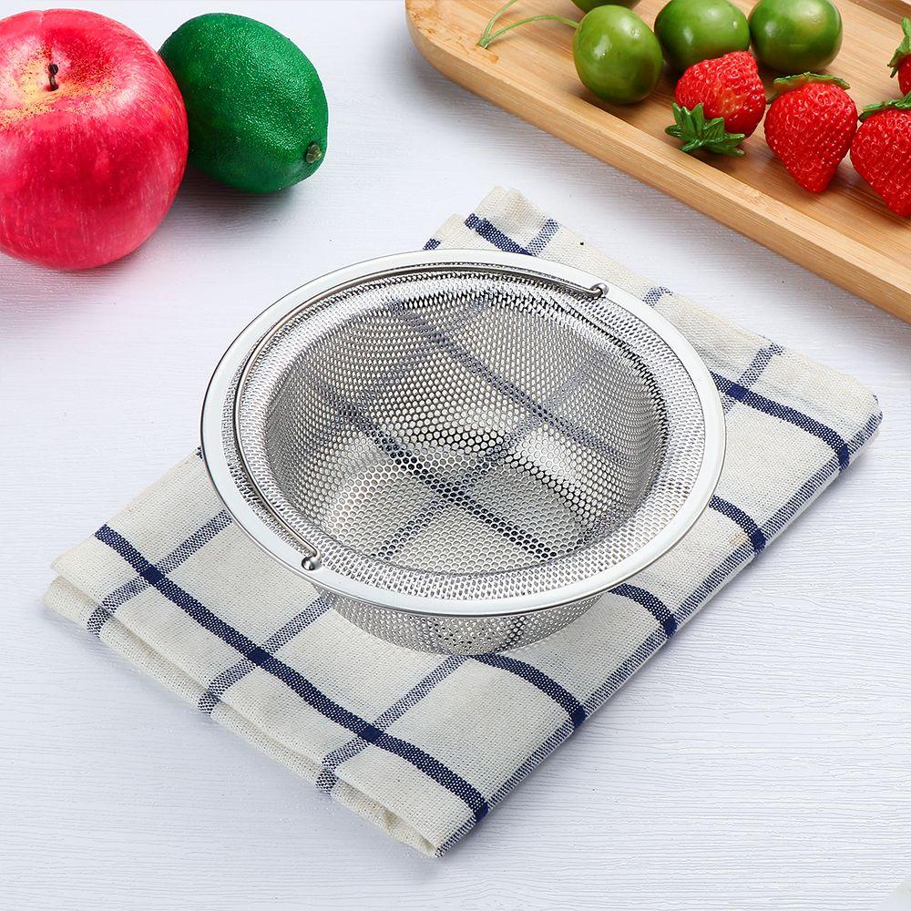 Waste Drainer Stuff Cover Cleaning Mesh Plug Filter Basket Sink Strainer Food Hair Stopper Colander