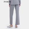 PORTS Women's Wool Blend Casual Pants