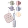 Self Adhesive Hooks Rotary Towel Sundries Hanger Plastic Towel Hook Wall Mounted Holder Wall Hooks Kitchen Bathroom Accessories