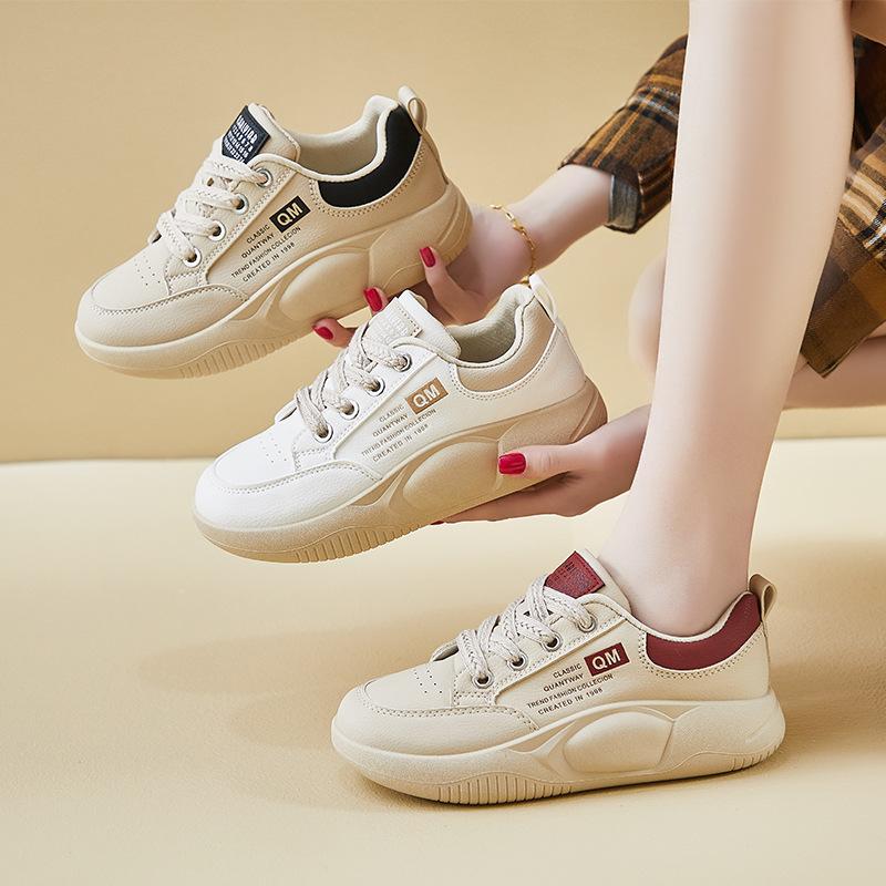 Spring little white shoes new Korean version ins female students platform heightening sports board shoes casual shoes HB6682