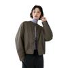 2026 Winter Short Stand Collar Lightweight 90% White Goose Down Jacket Women Simple Versatile Warm Coat