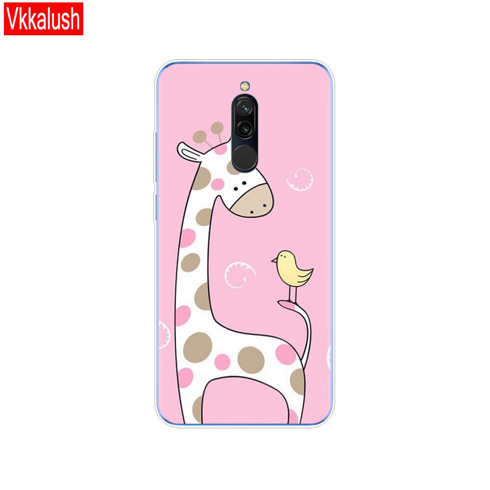 

силіконовий чохол для xiaomi redmi 8 чехли повний захист м яка tpu задня кришка на бампер redmi 8 hongmi 8 телефон сумка coque for Redmi 8