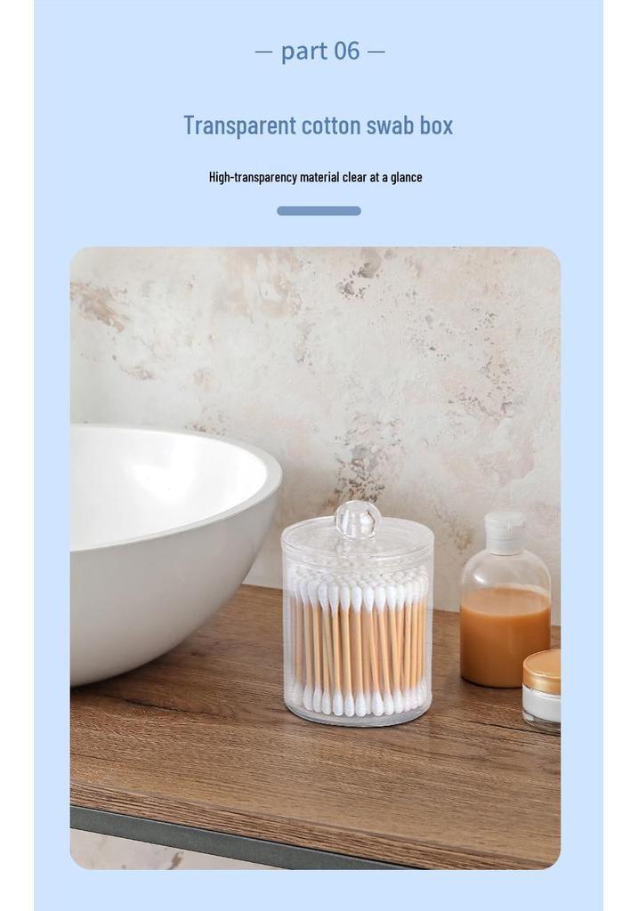Juego de Baño Nórdico de Ocho Piezas: Portacepillos de dientes, Vaso para enjuague bucal, Kit de aseo, Accesorios para el hogar.