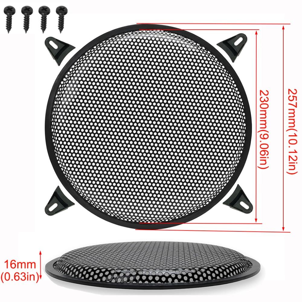 5-12inch Speaker Grills Black Speaker Grill Cover Mesh Covers Subwoofer Grill Home Audio