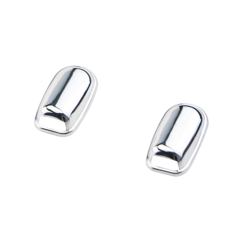 For Ford Fiesta MK7 2009 - 2016 Front Window Water Spray Nozzle Cover 2Pcs Washer Nozzle Cap Sticker Accessories