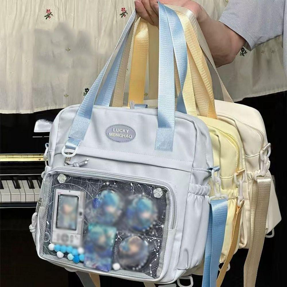 

Creative Women s Crossbody Bag Kawaii Mini Handbags Ins JK Tote Bag Women жовтий