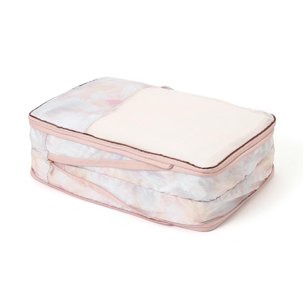 

Franc Franc Japan Modern PaLLet Compression Organizer L Brown X Pink