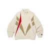 Reebok X Vector Stand Collar Loose Casual Long Sleeve Windbreaker Unisex Outerwear Beige REJU4EJ30I1