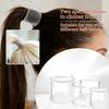 Damen Haarnadel Anti-Rutsch Kammzähne Hoher Pferdeschwanz Haarspange Schnallen-Design Transparent