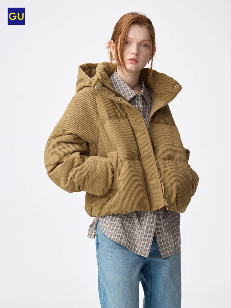 Uniqlo Gu Warm Padded Corduroy Jacket
