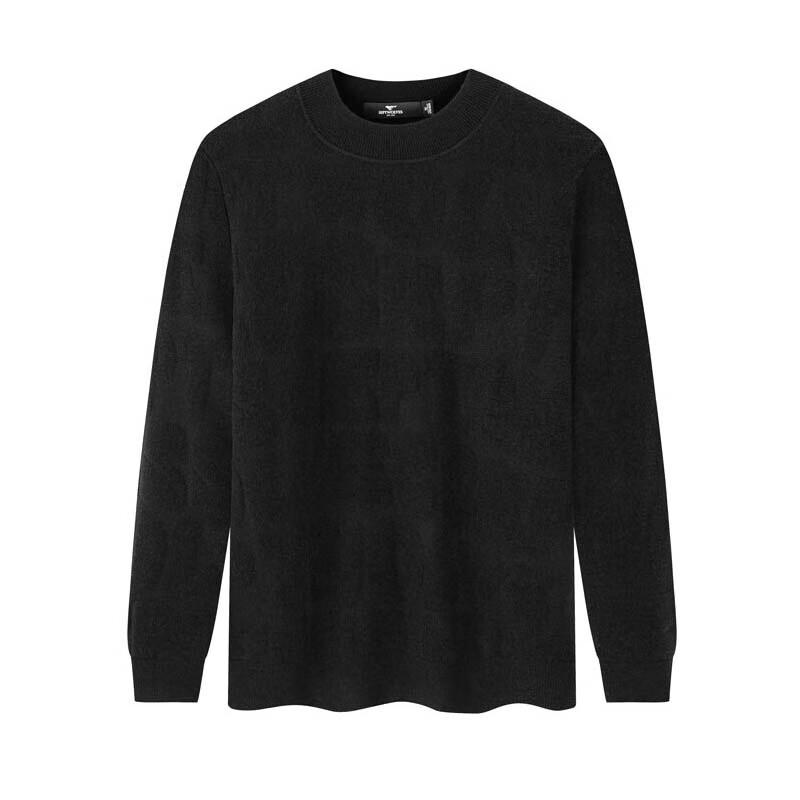 SEPTWOLVES Men's Winter Warm Wool Blend Pullover Sweater